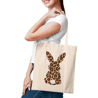 Easter Leopard Bunny Rabbit Palm Sunday Girls Women Kids Tote Bag | Mazezy