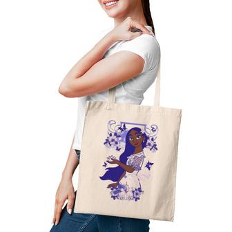 Encanto Isabella Dreamy Floral Portrait Tote Bag | Mazezy