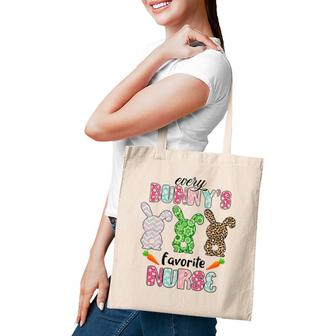 Every Bunnys Is Favorite Nurse Cute Bunnies Easter Tote Bag | Mazezy