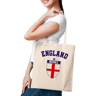 Fan England Football Top Euro Retro England Soccer Jersey Tote Bag | Mazezy