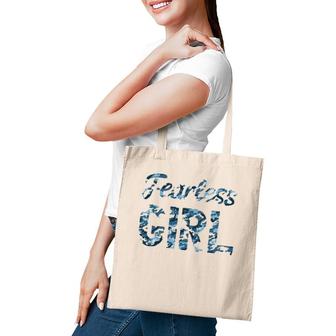 Fearless Girl Camo I Camouflage Lover Tote Bag | Mazezy