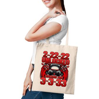 February 2Nd 2022 2-22-22 Happy Twosday Gifts Video Game Tote Bag | Mazezy
