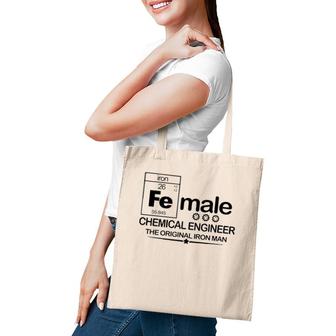 Female Chemical Engineer The Original Iron Tote Bag | Mazezy