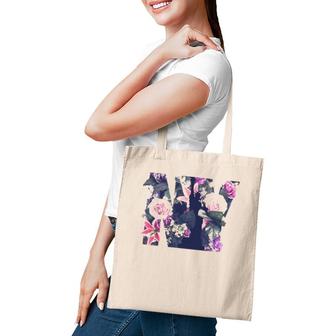 Floral New York City Graphic Tee S Urban New York City Tote Bag | Mazezy
