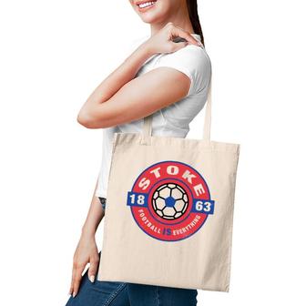 Football Is Everything - City Of Stoke Fan Retro Tote Bag | Mazezy
