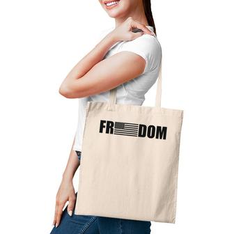 Freedom American Flag Men & Women Patriotic 4Th Of July Tote Bag | Mazezy CA