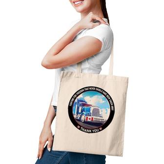 Freedom Convoy 2022 In Support Of Truckers -  Tote Bag