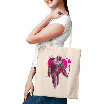 Funny Bigfoot Cupid Cute Sasquatch Lover Valentine Gift Tee Tote Bag | Mazezy