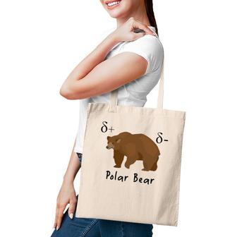 Funny Chemistry Science Teacher Polar Bear Tote Bag | Mazezy