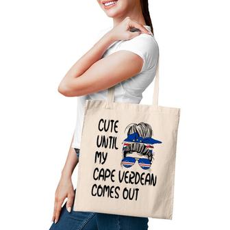 Funny Cute Until My Cape Verdean Comes Out Tote Bag | Mazezy