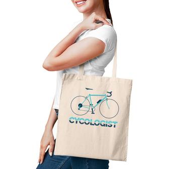 Funny Cycologist Cycling Mtb Bicycle Cyclist Road Bike Tote Bag | Mazezy
