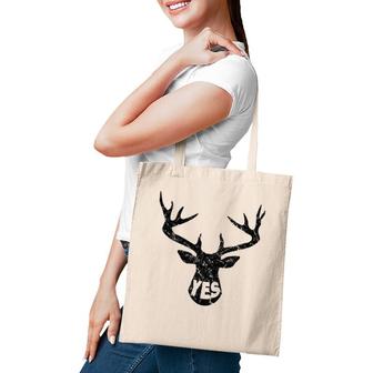 Funny Husband Deer, Yes Dear Happy Wife Tote Bag | Mazezy
