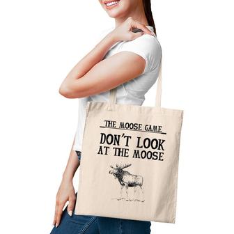 Funny The Moose Game Dry Humor Joke Tote Bag | Mazezy