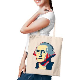 George President Washington Pop Art Tote Bag | Mazezy AU