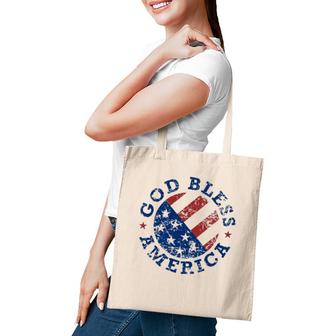 God Bless America Flag 4Th Of July Independence Day Tote Bag | Mazezy DE