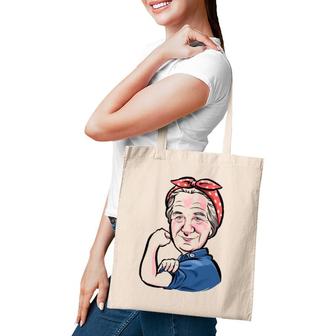 Golda Meir Israeli Flag Girl Power Female Pm Funny Graphic Tote Bag | Mazezy
