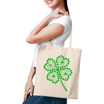 Great Lucky Four Leaf Clover St Patrick's Day Matching Family Tote Bag | Mazezy