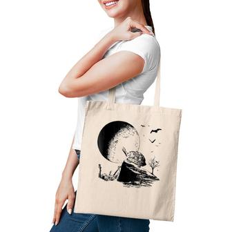 Halloween Turtle Lizard Howling Apparel Gift Tote Bag | Mazezy