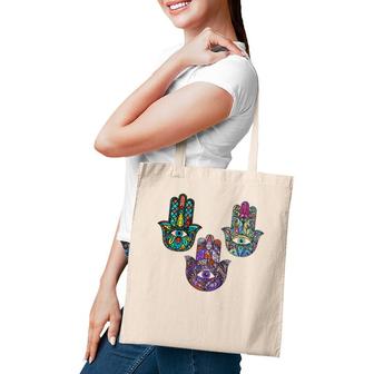 Hand Of Fatima Hasam Tote Bag | Mazezy