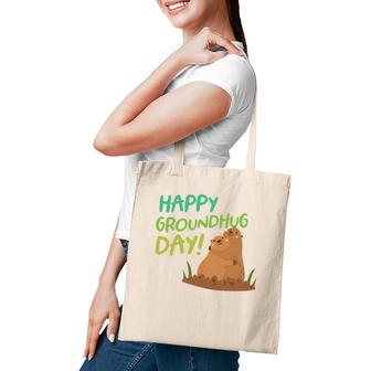 Happy Groundhug Day Cute Groundhog Meme Tee Tote Bag | Mazezy