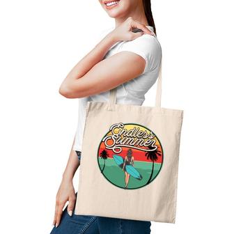 Hello Summer Endless Summer Retro Vintage Beach Tote Bag | Mazezy