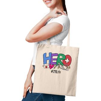 Hero Lpn Life Nurse Gift New Year 2021 Ver2 Tote Bag | Mazezy