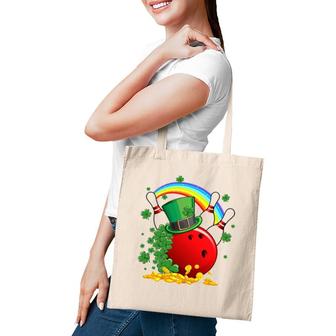 Irish Bowling Balls Shamrock Leprechaun St Patrick's Day Tote Bag | Mazezy