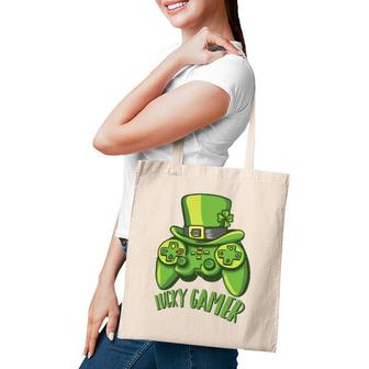 Irish Video Game Controller Boys Gamer St Patrick's Day Tote Bag | Mazezy