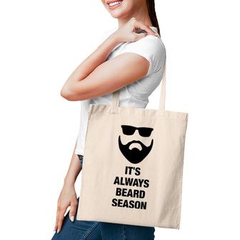 It's Always Beard Season Bearded Man Manly Tote Bag | Mazezy