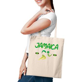 Jamaica Pride Track And Field Running Souvenir Tote Bag | Mazezy