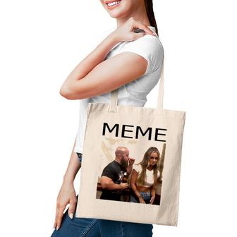 John Silver Explaining To Anna Jay Meme Tote Bag | Mazezy