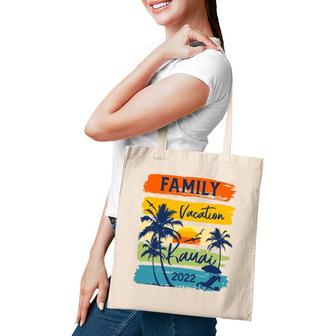 Kauai Hawaii Hawaiian Vacation 2022 Matching Family Group Tote Bag | Mazezy
