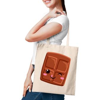 Kawaii Halloween Group Costume Smores Small Chocolate Bar Tote Bag | Mazezy