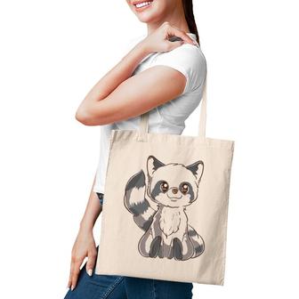 Kawaii Raccoon Cute Trash Panda Animal Garbage Tote Bag | Mazezy