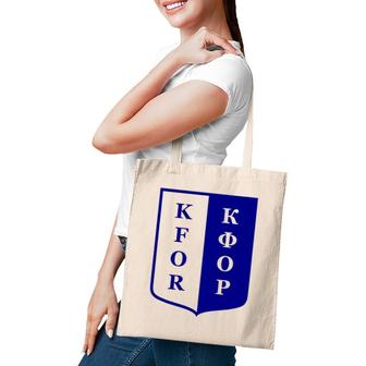 Kfor Kosovo Peacekeeping Veteran Tote Bag | Mazezy