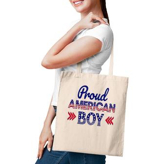 Kids 4Th Of July Patriotic Proud American Boy - Matching Family Tote Bag | Mazezy
