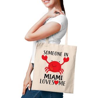 Kids Someone In Miami Loves Me Tote Bag | Mazezy UK