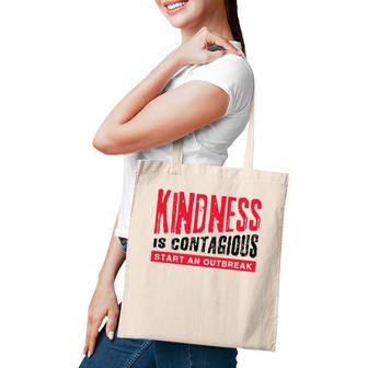 Kindness Is Contagious No Bully Be Kind Tote Bag | Mazezy