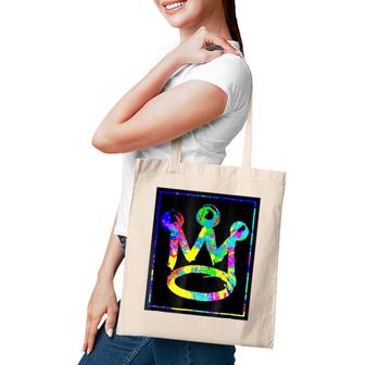 King Crown Paint Splatter Gift Tote Bag | Mazezy CA