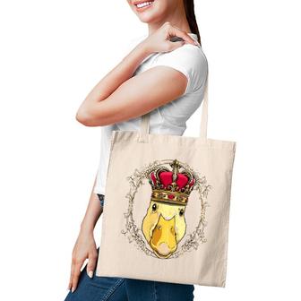 King Duck Wearing Crown Queen Duck Animal Tote Bag | Mazezy