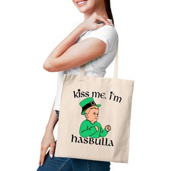Kiss Me I'm Hasbulla Happy St Patrick's Day Men Women Tote Bag | Mazezy