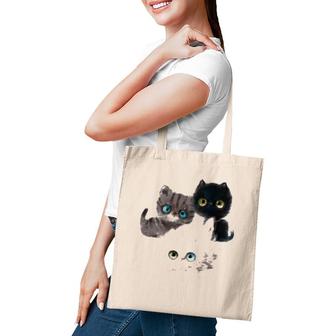 Kitten Lover T Cute Kitten Tees Cat Lover Cat Tote Bag | Mazezy