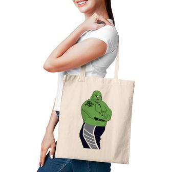 Kyriakos Grizzly Green Bloatmaxx Gym Pose Tote Bag | Mazezy