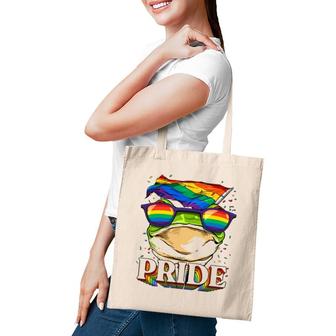 Lgbt Frog Gay Pride Lgbtq Rainbow Flag Sunglasses Tote Bag | Mazezy