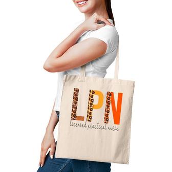 Lpn Licensed Practical Nurse Leopard Fall Autumn Lovers Tote Bag | Mazezy