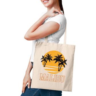 Malibu Retro 70'S Vintage Beach Vacation Gift Tote Bag | Mazezy