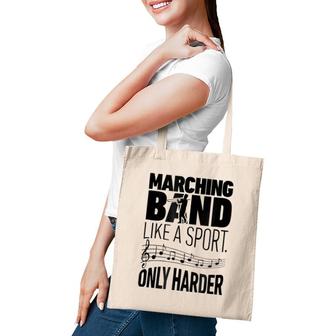 Marching Band Like A Sport Only Harder Trombone Camp Tote Bag | Mazezy CA