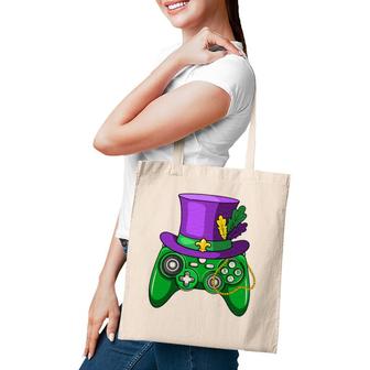 Mardi Gras Video Game Controller Jester Hat Costume Kids Tote Bag | Mazezy