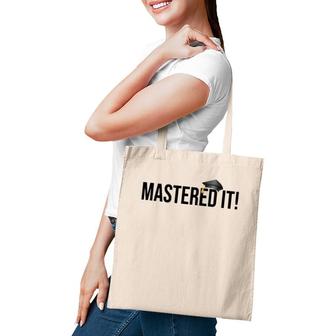 Masters Degree Graduation Gift For Him Her Graduates Tote Bag | Mazezy