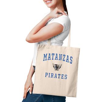 Matanzas High School Pirates Raglan Baseball Tee Tote Bag | Mazezy